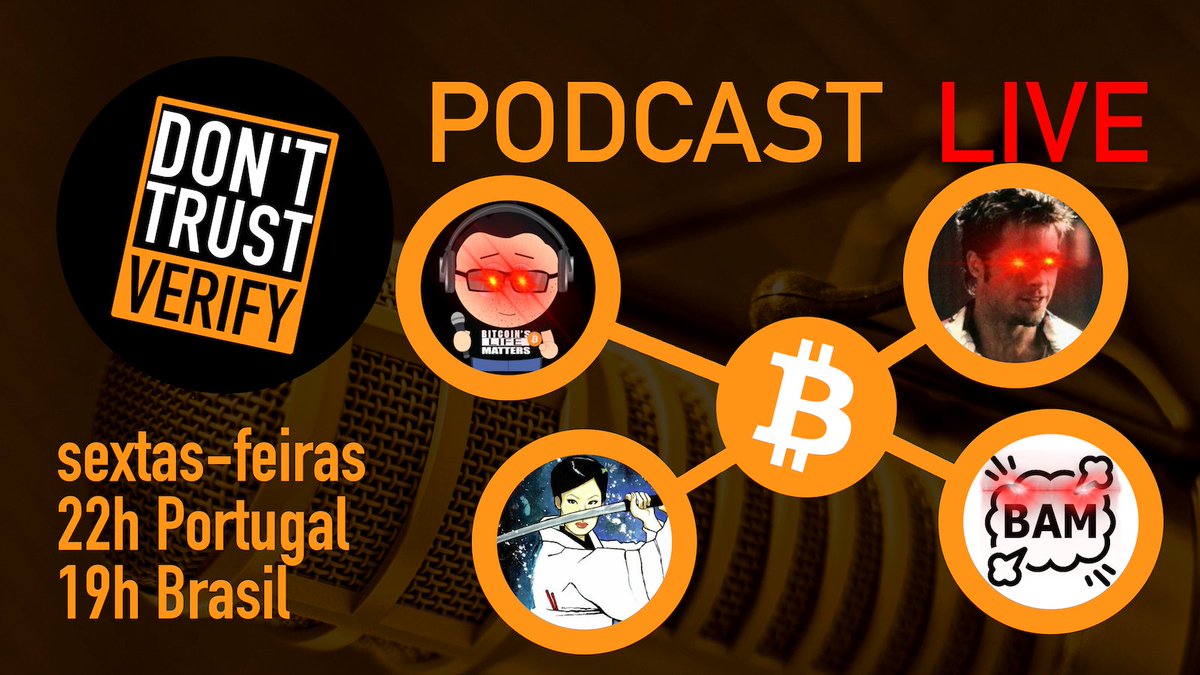 MaximaCitadel's tweet photo. Amanhã no Don't Trust, Verify temos um convidado muito especial, @chicodurden21.
E também o sorteio da #LotoMaxi #Bitcoin!!

O painel de sempre: @LifadC, @Jose_S_bam e @_Hugo_Ramos_

22h🇵🇹/19h🇧🇷 (link abaixo👇) https://t.co/k19C6cjDhB