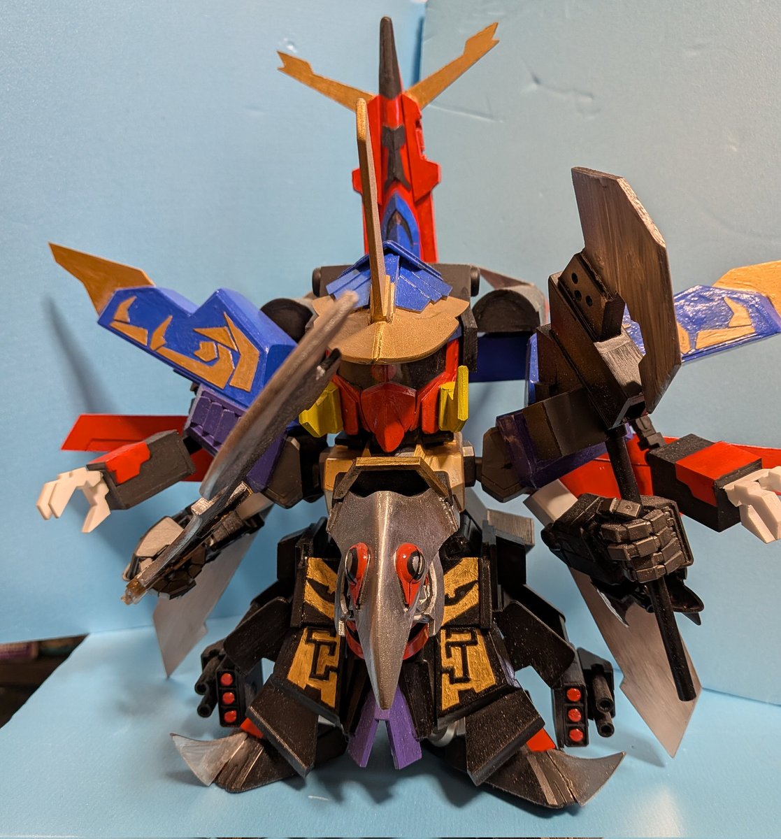 #みんなのうちのこネームセンス見せて

A（アーマー）ガンキラー　ロマ機
X（クロス）ハンブラビ　獅子丸機
Zメイル（ザメイル）　スミス大薫機

全部鎧がコンセプト　
合体！！
大暗黒皇帝AXZ（アクシズ）
大、ロ、獅「さぁG研諸君……最後の勝負だ！」
