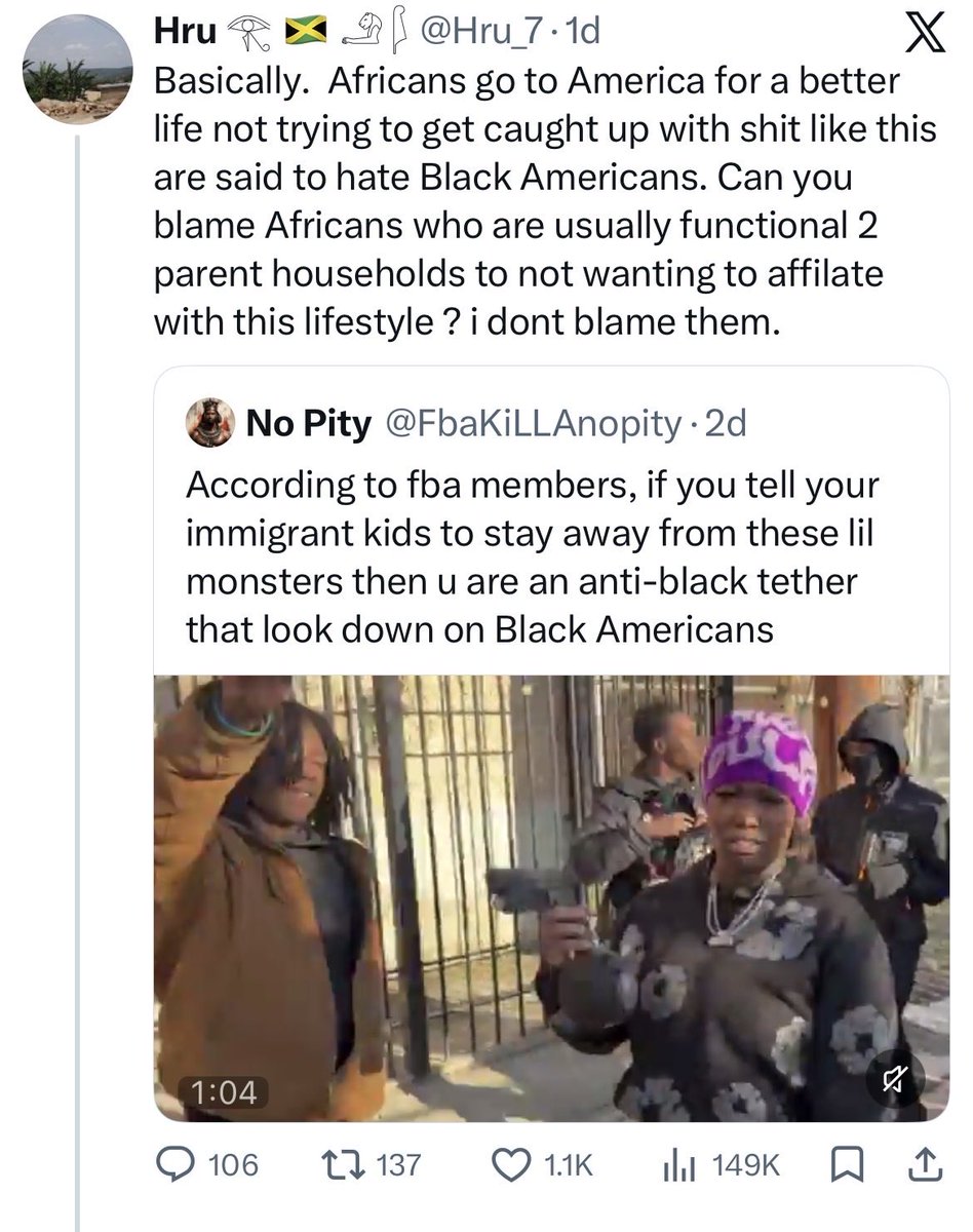 Premium Black American tweet media