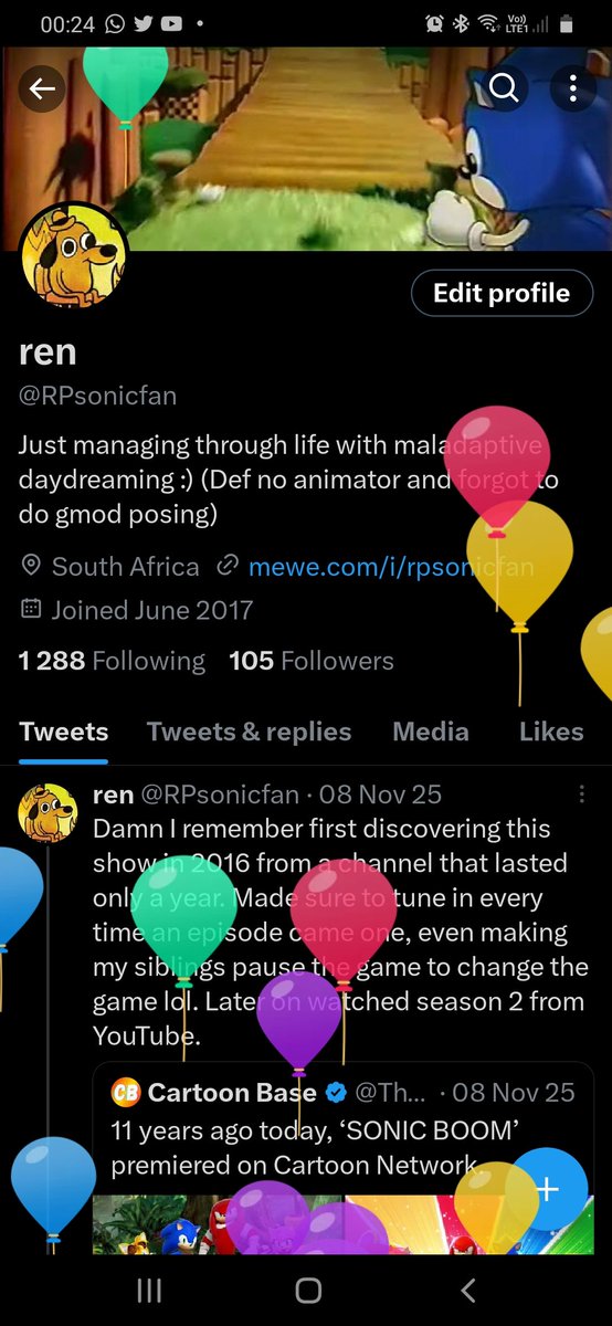 RPsonicfan's tweet photo. 24th birthday wahoo! https://t.co/cxNZGbdDOW