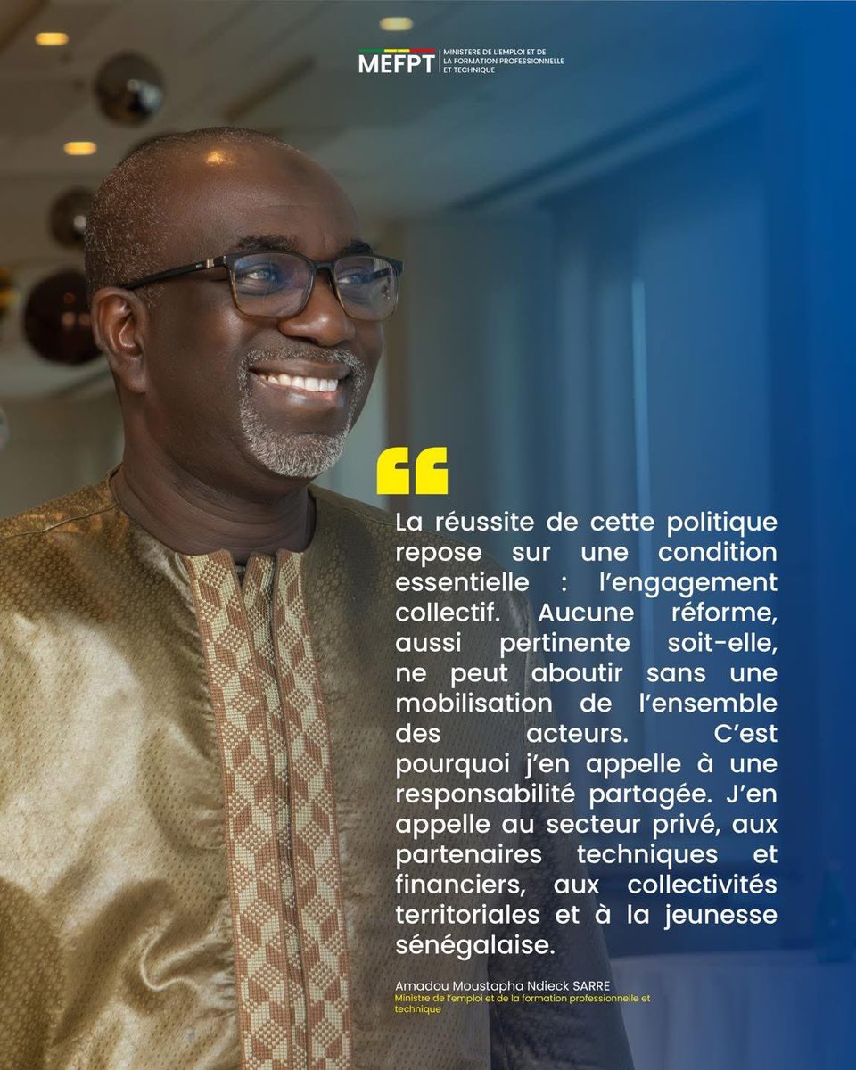 Mefpt_sn's tweet image. Validation technique de la Politique nationale de l’Emploi 2026-2034

Une étape décisive vient d’être franchie dans la mise en œuvre de la stratégie nationale pour l’emploi.

#Emploi #MEFPT #AICS #OIT #BIT #ANSD