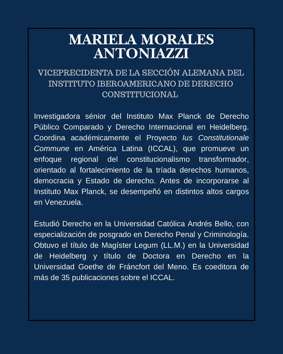 Instituto Iberoamericano de Derecho Constitucional tweet media