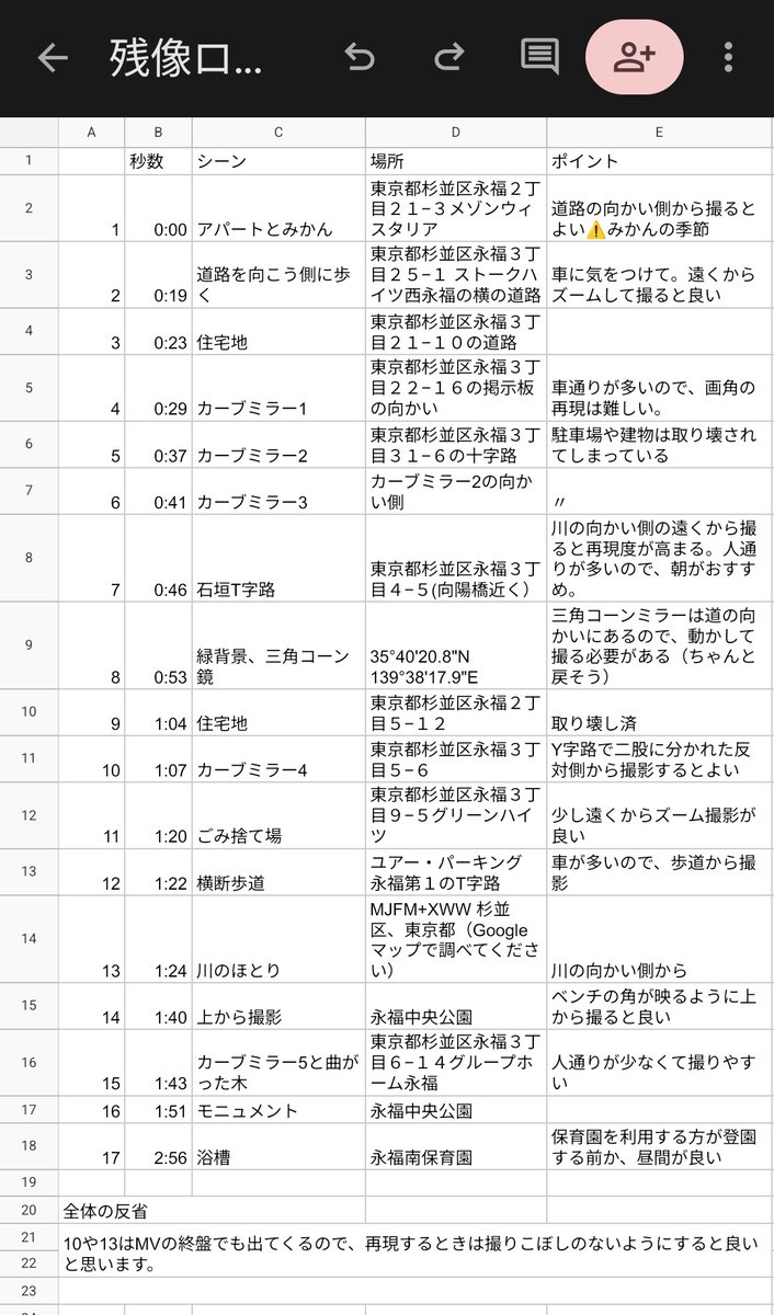 mikky_kitr6122's tweet photo. 残像の愛し方MVロケ地聖地巡礼まとめ
MVの場面と場所とおすすめルートをまとめました。
ご参考にどうぞ。
#Tele #聖地巡礼 #残像の愛し方 https://t.co/F5R6bLyPwz