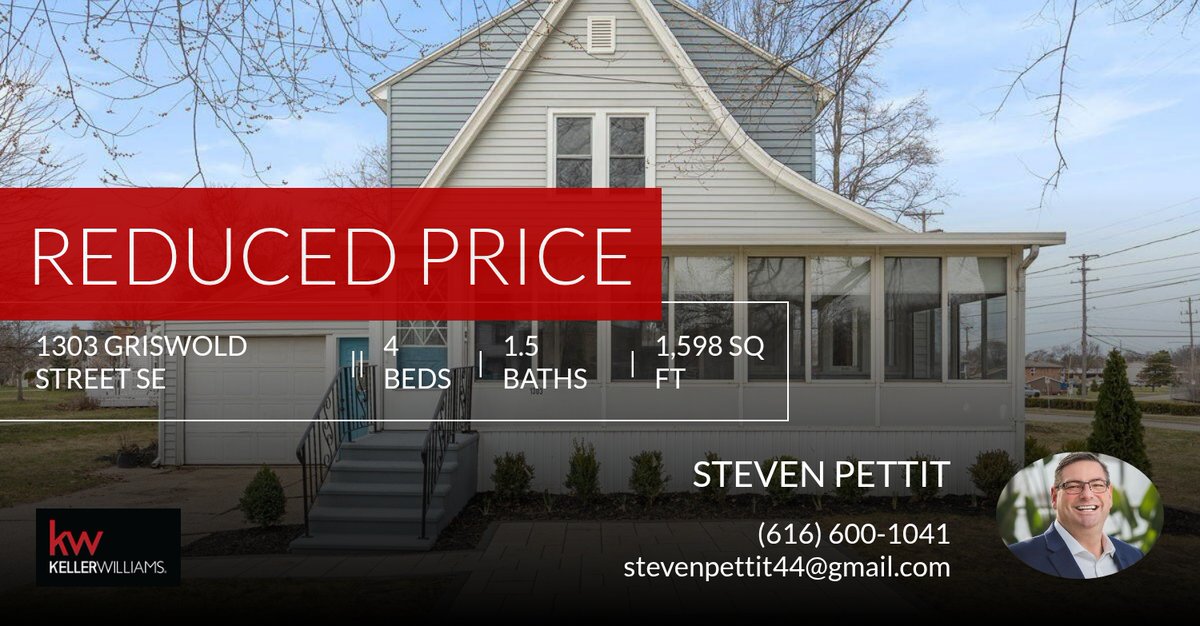 pettit_Steven's tweet photo. 📍 Reduced Price 📍 This recently reduced home at 1303 Griswold Street Se in Grand Rapids won't last long, so, don't wait to set up a showing! Reach out here or at (616) 600-1041 for more information!

Steven Pettit
Pettit Prope... https://t.co/8nP4ZPo7U8 https://t.co/GzsfXqlKFh