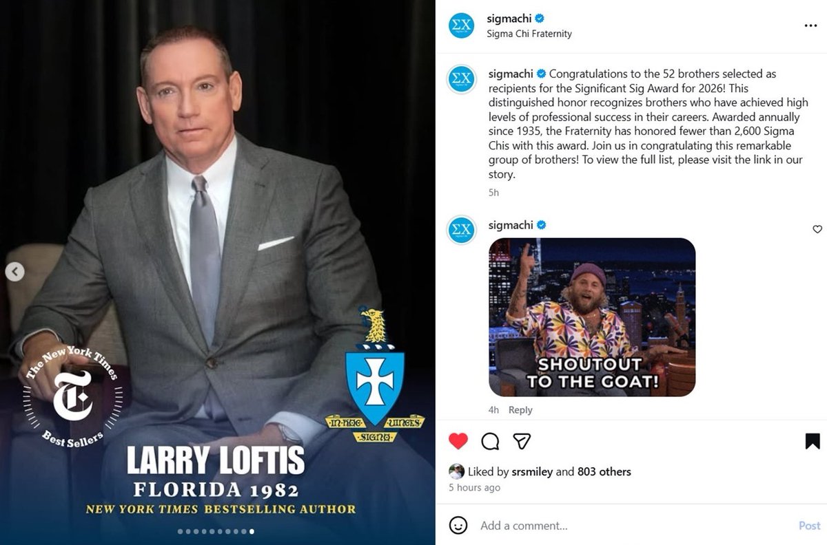 Larry Loftis tweet media