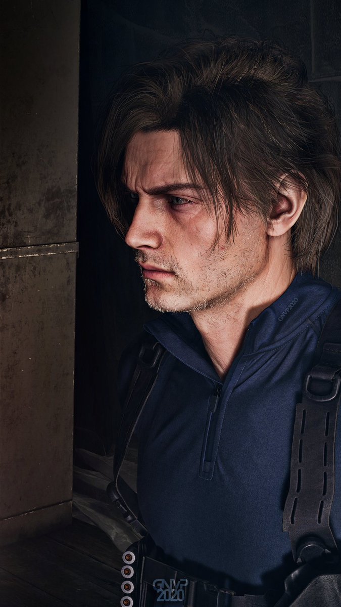 obsessed with his side profile #leonkennedy #re9
