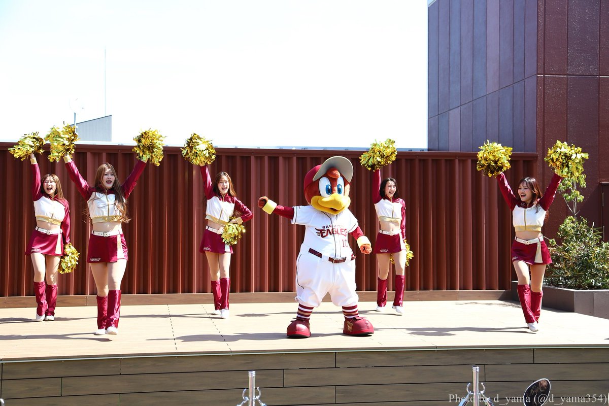 d_yama354's tweet image. 2026.3.20 KAMISUGI DREAM PARK
(イオンモール仙台上杉)
#東北ゴールデンエンジェルス
#KOTOHA さん
#MONAMI さん
#UMI さん
#HARUKA さん
#MEI さん
イオンモール上杉でのパフォーマンスお疲れ様でした🙇‍♂️
本日いよいよプロ野球開幕！楽しみ！😆🦅⚾️✨
#RakutenEagles
#チア
#写真好きな人と繋がりたい