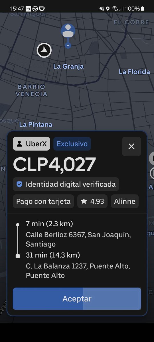 <a href="/Uber_Chile/">Uber Chile</a> se supone que uber va a ayudar a los choferes con estas miserables tarifas ?  Regulen luwgo esta caga para que las tarifas suban a lo digno. <a href="/MTTChile/">Ministerio de Transportes y Telecomunicaciones</a> <a href="/Uber/">Uber</a>