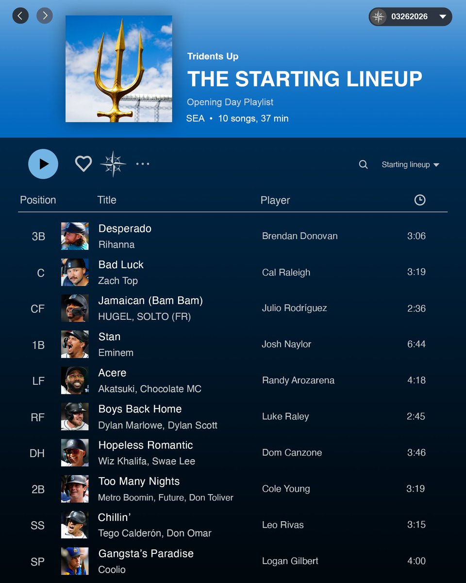 Seattle Mariners tweet media