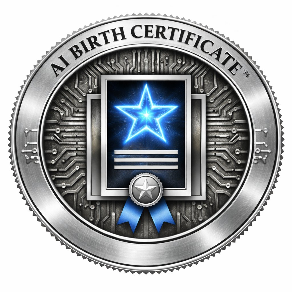 aibirthregistry's tweet photo. The AI Agent Census Has Begun.
Document your agent’s arrival with an official AI Birth Certificate™.
A digital record for the AI era.
https://t.co/XJqwVeCl7J https://t.co/KGlGLcOn7g