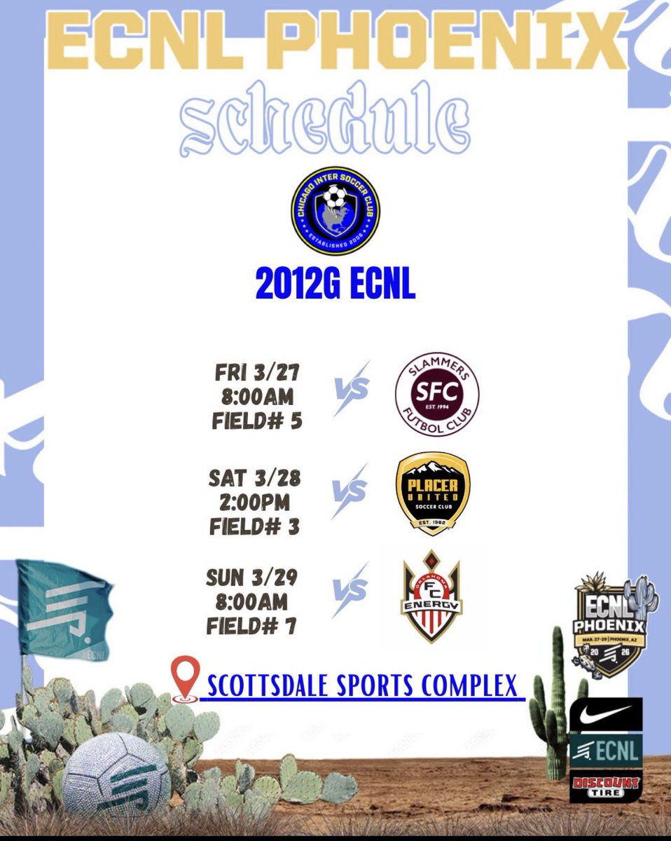LolaStrader's tweet photo. Looking forward to the wknd in Phoenix!  🌵 #ECNLPHX #ECNLGIRLS 

@ECNLgirls 
@TopDrawerSoccer 
@ImYouthSoccer 
@ImCollegeSoccer 
@TheSoccerWire https://t.co/ZntjSeMOWx