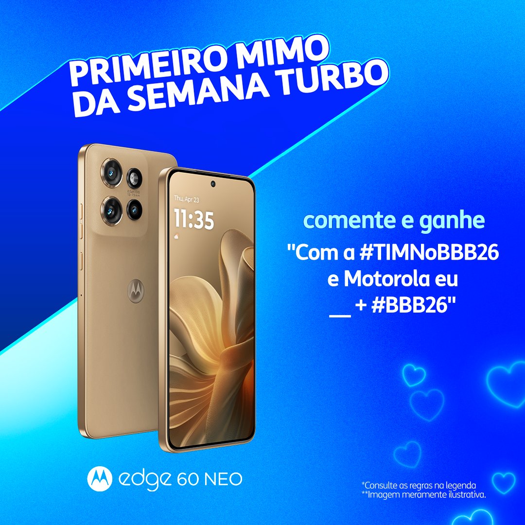 🚨 NA SEMANA TURBO, A TIM DÁ MIMO TODO DIA!

e ja começamos como? com um smartphone novinho  

regras:
• dar RT nesse post
• comentar a frase da imagem completando a resposta
• não esquecer de usar as tags

quem mais comentar até amanhã 11h, leva! valendoooo