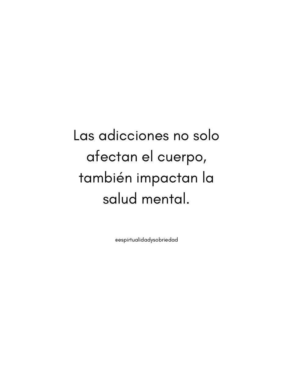 ESobriedad's tweet photo. Las adicciones no pueden entenderse de forma aislada. En muchos casos, están profundamente relacionadas con el estado emocional y la salud mental de la persona.

#SaludMental #Adicciones #Sobriedad #BienestarEmocional #Conciencia #Prevención #Recuperación https://t.co/v5NR53YvDp