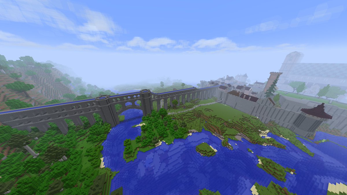 Minecraft bridges I had built over time
I was to lazy to change the resource pack
#minecraft
