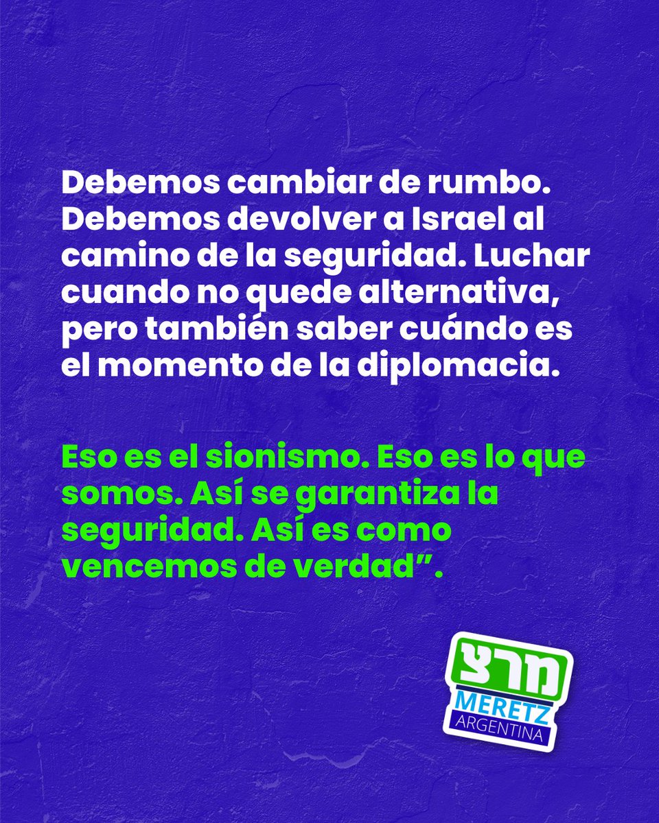 Meretz Argentina tweet media