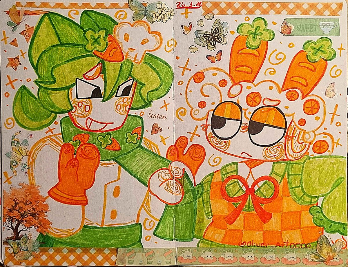 Herb_Cokiee's tweet photo. Why this bunny carrot cake looks so angry with this dumb carrot boy? 🥕🍰💕 [I JUST HIT THE JACKPOTTTT 🗣️💥‼️] #dandysworldcosmo #dandysworldsprout #fruitcake https://t.co/HC0uw7pBQN