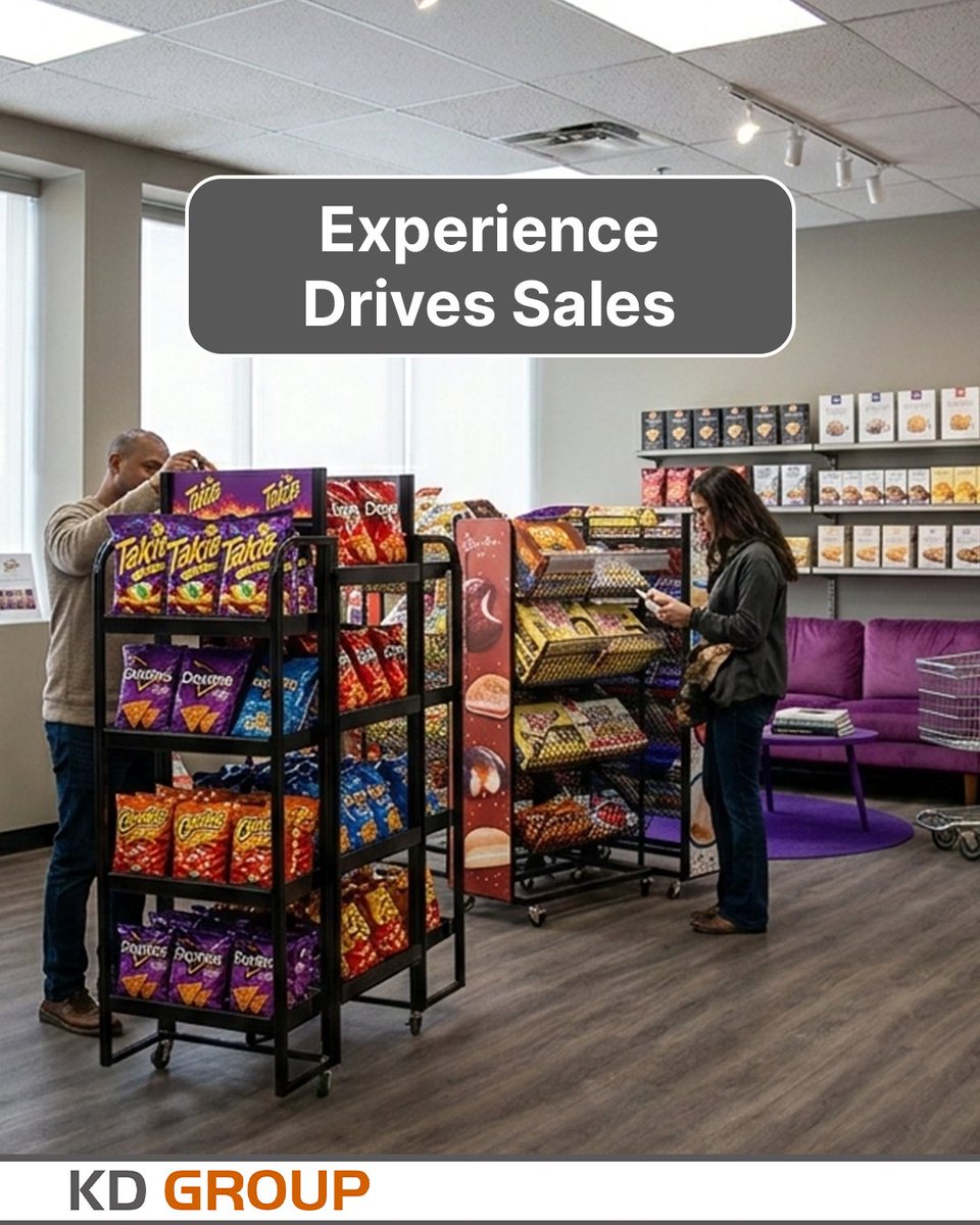 KDdisplays's tweet image. Retail success depends on experience. A well-designed display improves navigation, strengthens brand perception, and enhances the shopping journey for customers. From concept to reality.
#RetailExperience #CustomerJourney #KDDisplays  kddisplays.com