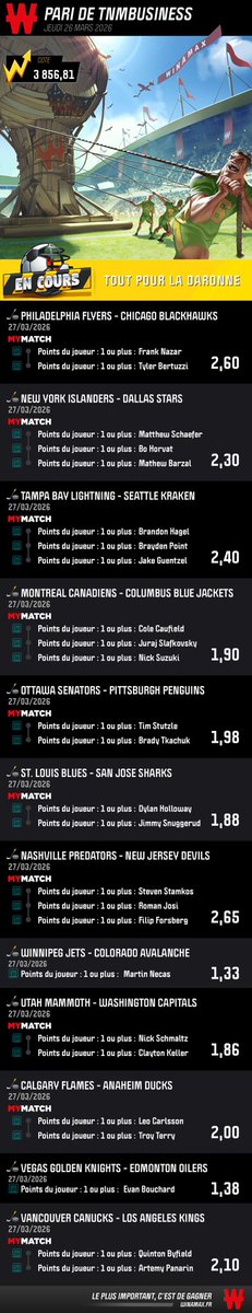 TNpro01's tweet photo. On vas vibrerrr ce soirr 🔥🏒 #Teamparieur  #nhl https://t.co/tQBPLSHn0E