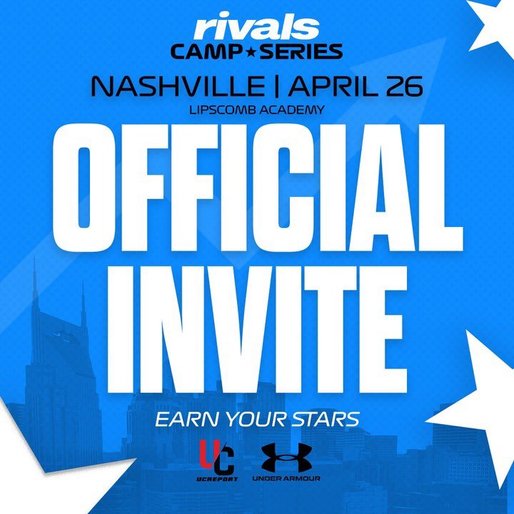 TreiyCrenshaw6's tweet photo. I will be at the Rivals Camp Series in Nashville at Lipscomb Academy. Time to compete, get better, and earn it. 🙌🏾⭐️ @ChadSimmons_ @DexPreps @HallTechSports1 @PrepRedzoneAL @ALLGASTRNG @ScoutFball @TDARecruiting @TomLoy247 @Rivals https://t.co/SxLmdFgpB0