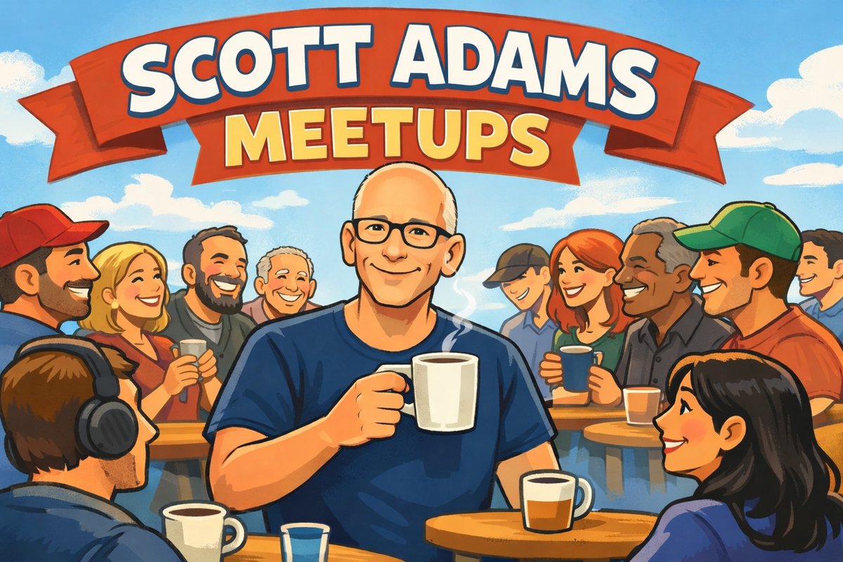 Scott Adams Meetups tweet media