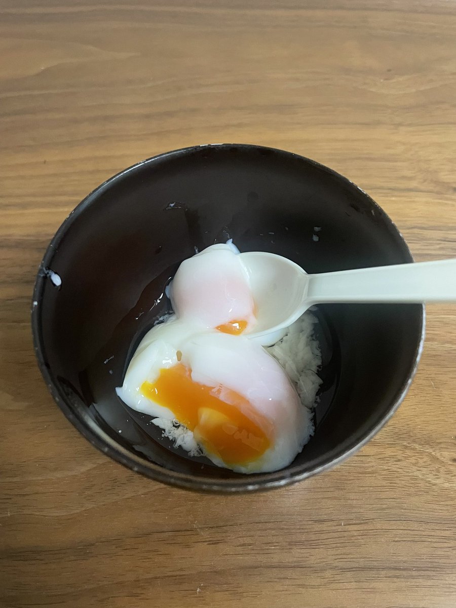 ちょっとしたポストが良く言えばバズる、悪く言えば炎上するの、さすが丙午年って感じがするねぇ

ここ数日TLが荒れてるので、
私の作った過去最高の出来の温泉卵でも見て🥰