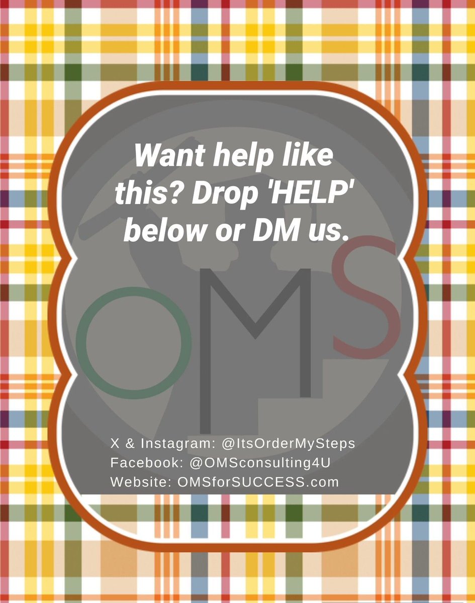 Order My Steps Consulting - College & Career tweet media