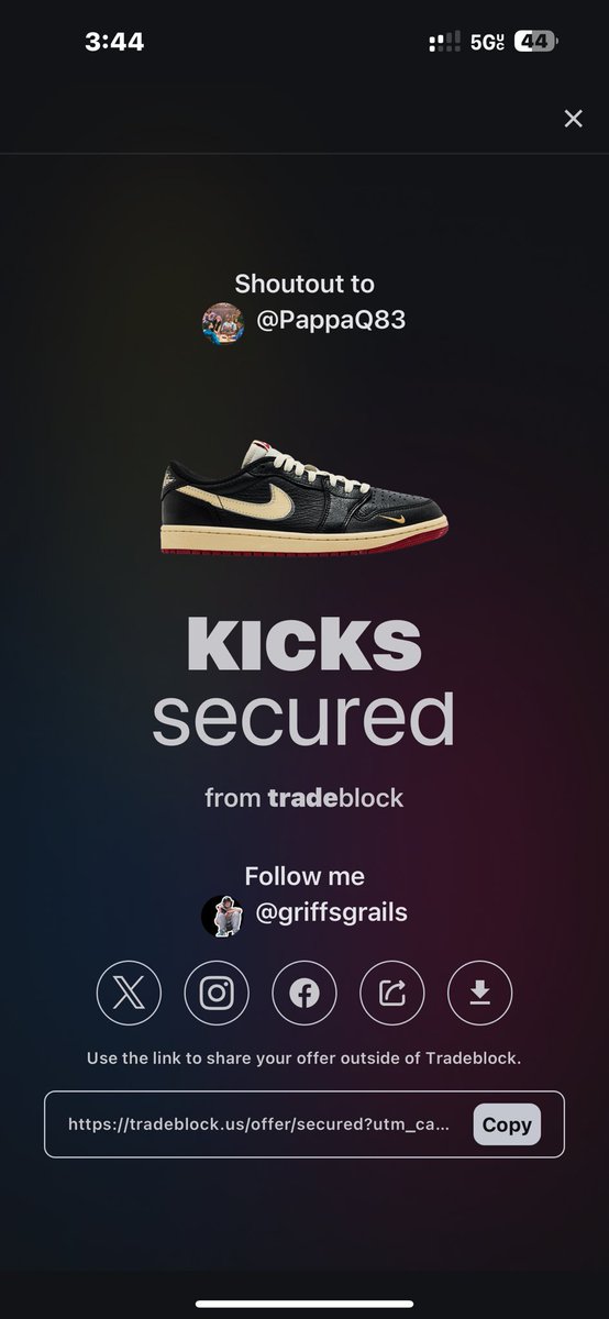 griffenlowe's tweet photo. user: griffsgrails @tradeblock_us @TradeBlock #kickascurrency #offtheblock #tradeblockGiveaway https://t.co/zYQ6U2LE3C