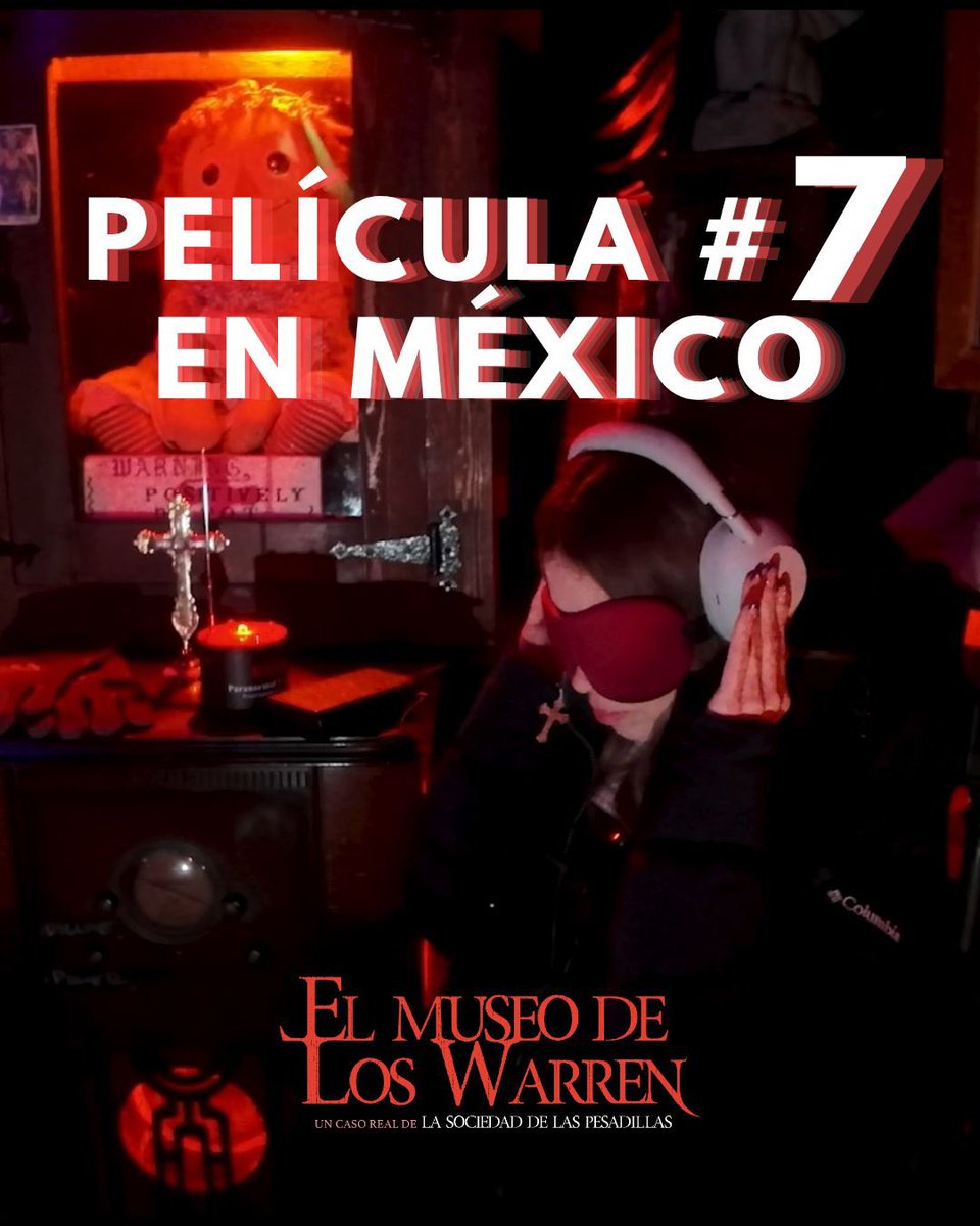 RaizaRevelles's tweet photo. La película #ElMuseoDeLosWarren un caso real de la sociedad de las pesadillas regresa a @Cinemex este fin de semana gracias a todo su apoyo! No te la pierdas del 26-31 de marzo https://t.co/mS8PuSi8W1