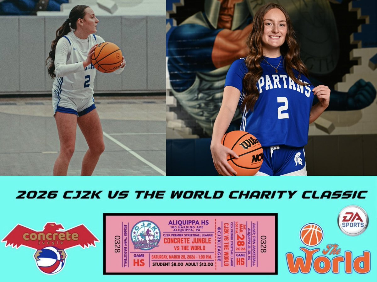 hasd_athletics's tweet photo. Congratulations to Hempfield Area Girls Basketball player Reagan Fisher for being selected to play this weekend in the CJ2K vs The World Charity Classic! The game is scheduled for Saturday, March 28th at Aliquippa HS at 1 p.m. https://t.co/JRIVvBGLAT