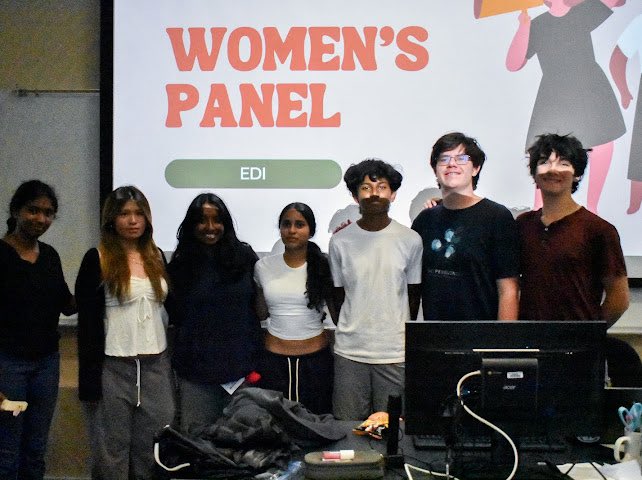 ArcadiaUnified's tweet image. 💬✨The EDI Committee hosted its annual Women’s Panel, bringing together powerful voices to empower AHS students. Students heard from 3 accomplished women across diverse fields: Jeanine Hawk–Tattoo Artist, Amanda Assaf (Haney)–Nutritionist, and Myrna Aboudiab–Pediatrician. #EDI