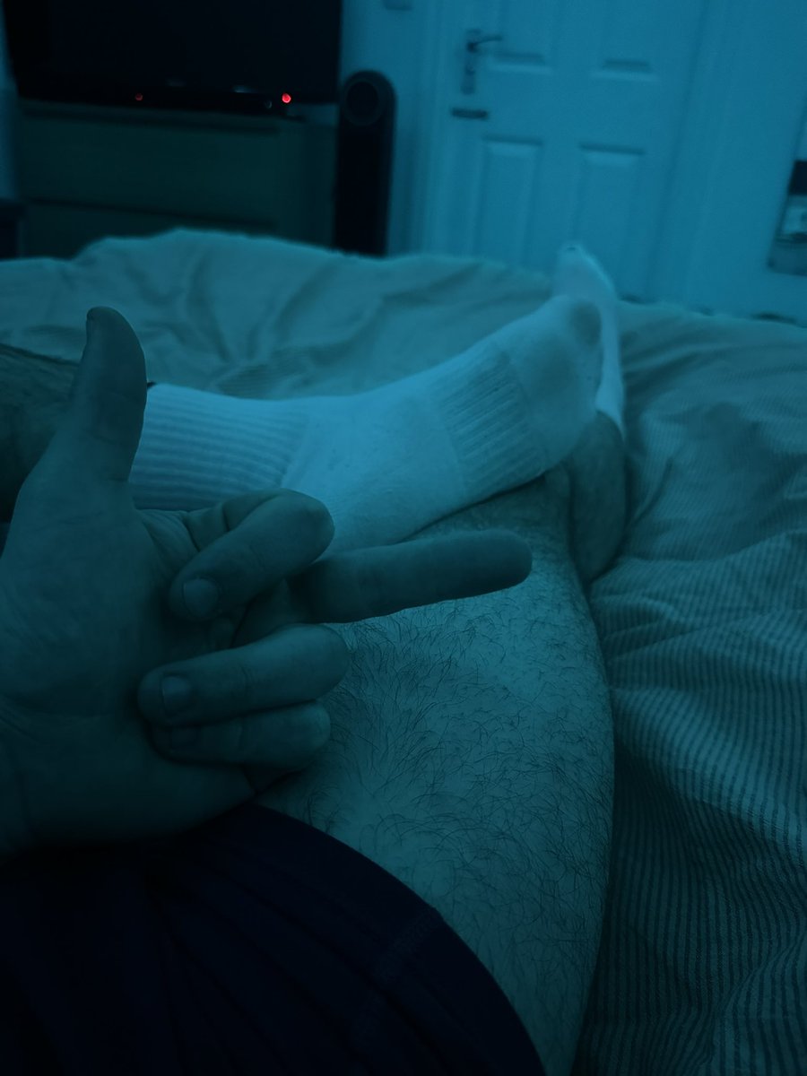 TeenmasterJosh's tweet photo. White socks ain’t so white are they ..
Pure alpha sweat that turns you f@gs weak. 
Thinking of selling this exact pair…..
Dm/comment below if interested https://t.co/RfsShUXZ40