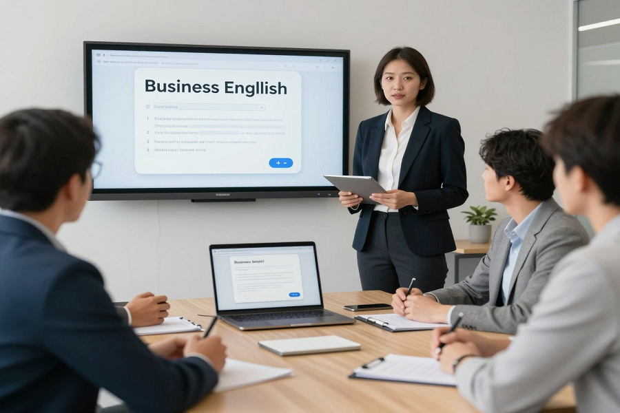 eltguide's tweet photo. Can AI write business emails? Yes.
Can it replace Business English teachers? No.
Here are 9 reasons why teachers are still essential in English training—even in the AI age.
👉 https://t.co/wzTnnOygph
#BusinessEnglish #AI #ELT #LanguageTeaching https://t.co/ib2Qz1lMMo