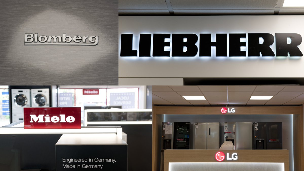 Stellisons's tweet photo. Stellisons have Spring Deals on a huge range of appliances from leading manufacturers - here are just a few makes you'll find instore.

For the best deals instore, visit your local branch at https://t.co/YMZl0kv2b4 https://t.co/9b5OQkJkvp