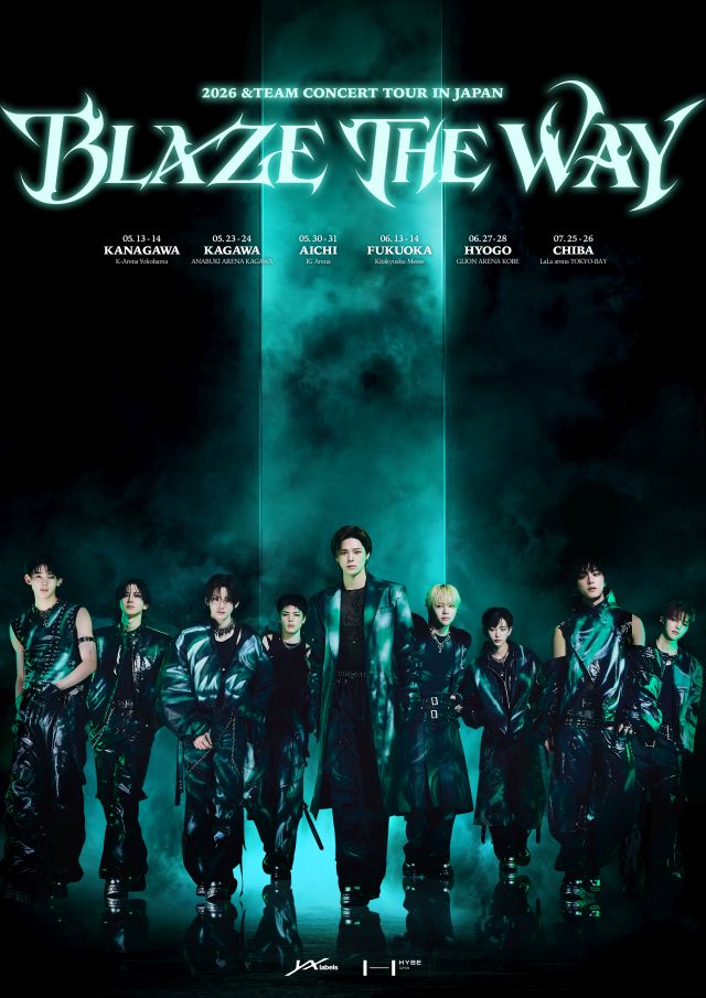 抽選先行受付中！／ 【&TEAM】 2026 &TEAM CONCERT TOUR 'BLAZE THE