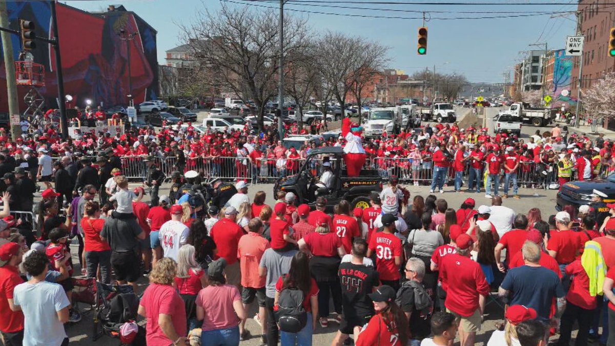 “Cincinnati is a special baseball town."

Fans showed up in force for another Opening Day, continuing a tradition that draws generations of fans to the city each year.

tinyurl.com/yavxrs4t