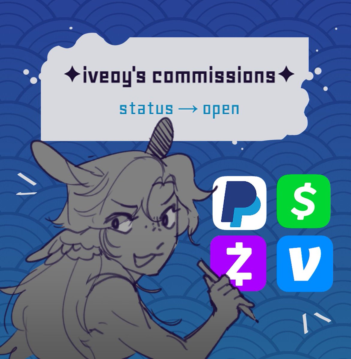 oioi 🌟 comms open 📌 tweet media