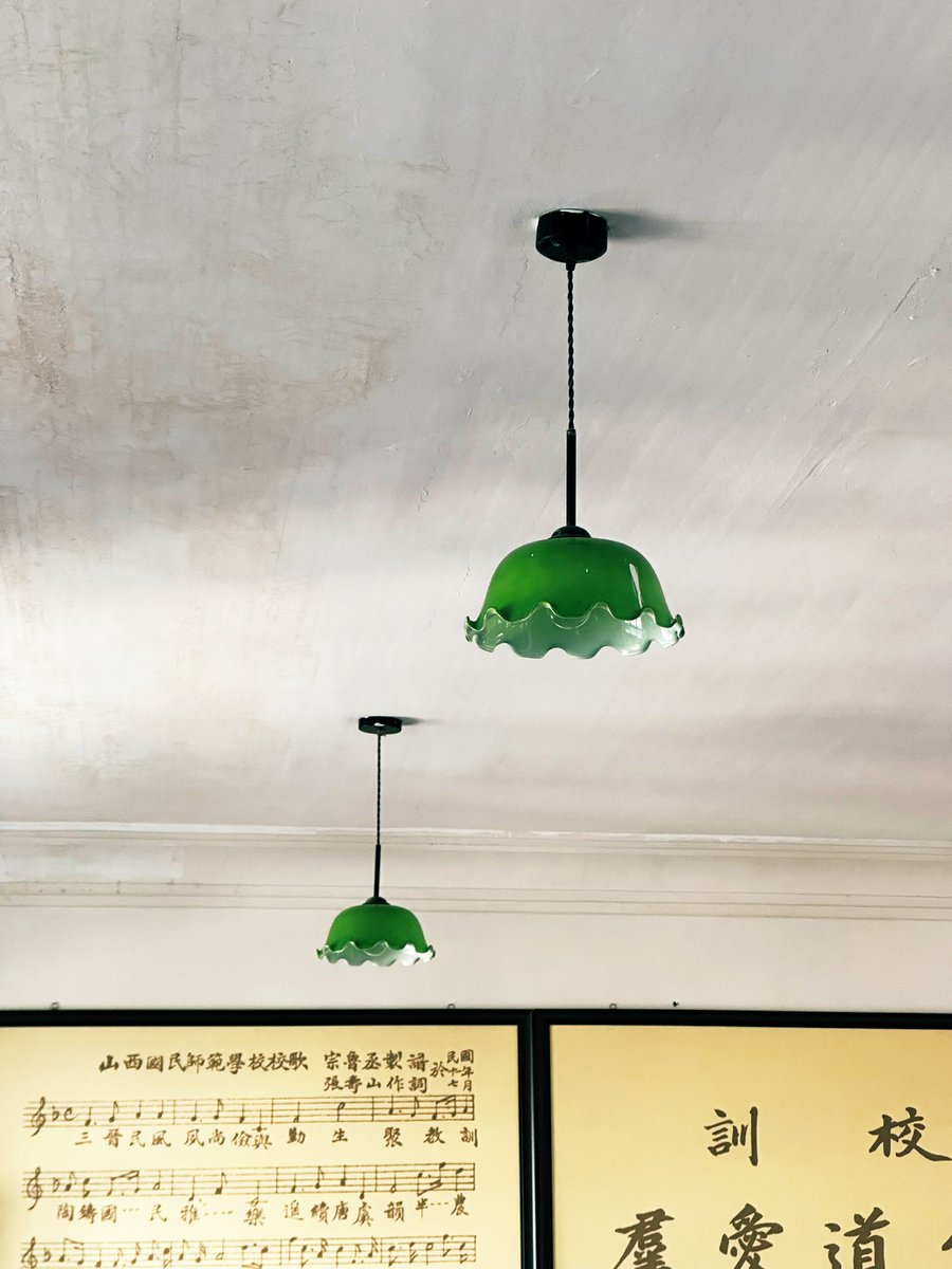 david_andrew123's tweet photo. Ornate iron chandeliers and wavy green pendant lights π―οΈπβtwo sides of old-time elegance in this historic building.
One is intricate, one is simple, both holding the quiet charm of the past β¨.
#VintageLights #OldBuildingMagic #TimeInLight https://t.co/JDBzcsmBcn
