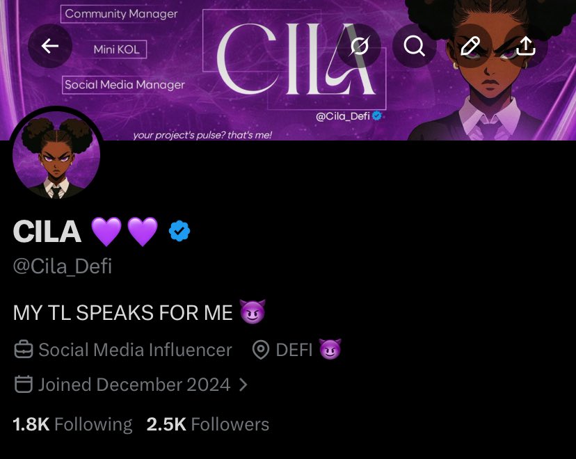 CILA 💜💜 tweet media