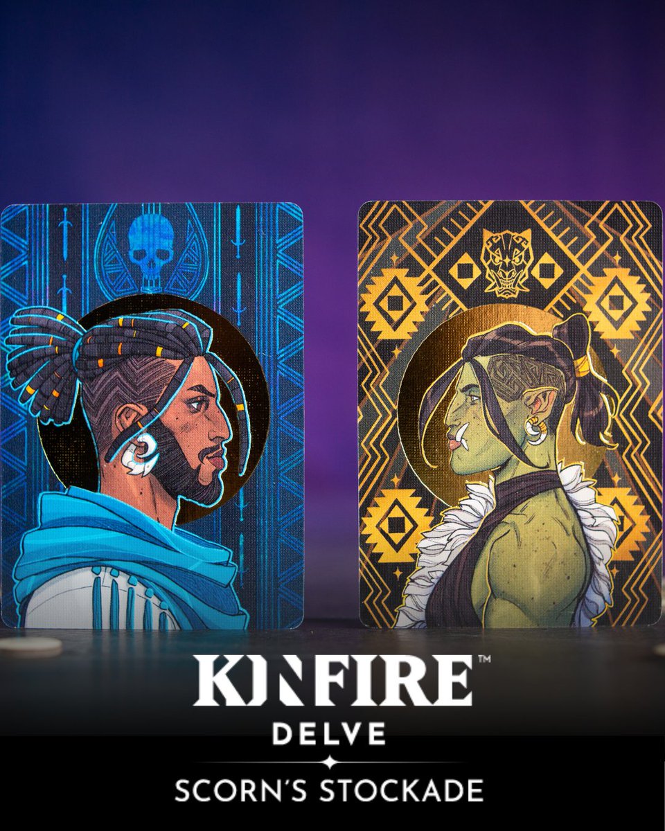 incredidream's tweet image. When it’s time to begin your journey, who are you choosing?
Feyn or Naz?

#Kinfire #KinfireDelve