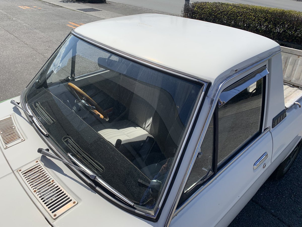 tsumikun's tweet image. forsale!  90万円 税込 Sunny track short

watanabe ホイール付き　

 (ノーマルタイヤあり)

#DATSUN  #HOOPTIE #FORSALE