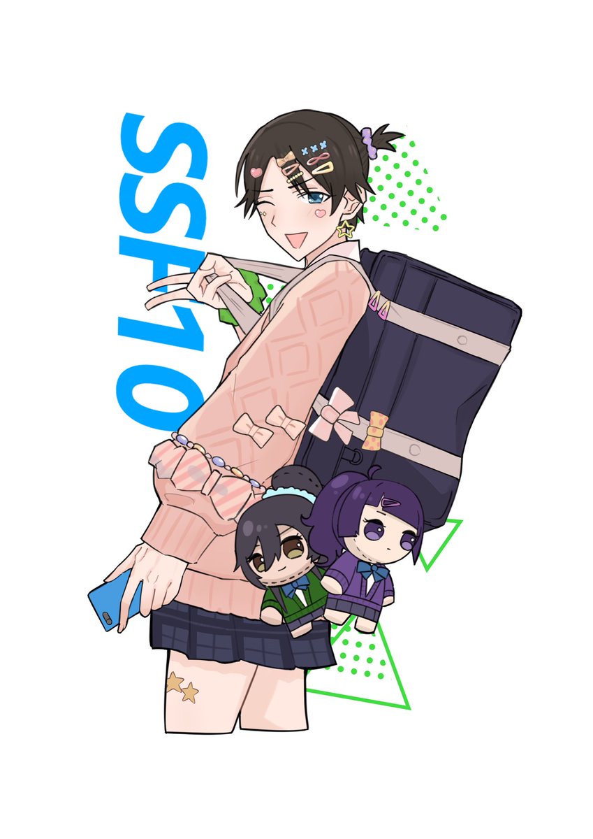 SSFで爆裂に配る無配TSギャ峰くんステッカー 