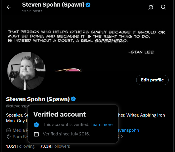 Steven Spohn (Spawn) tweet media