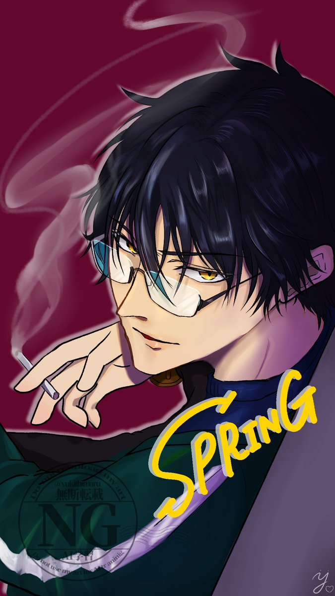 ginniroaoshi's tweet photo. 旧→新
@springmanTwitte 
だいぶ絵の雰囲気変わった気がする。 https://t.co/5YqT1P6rwz