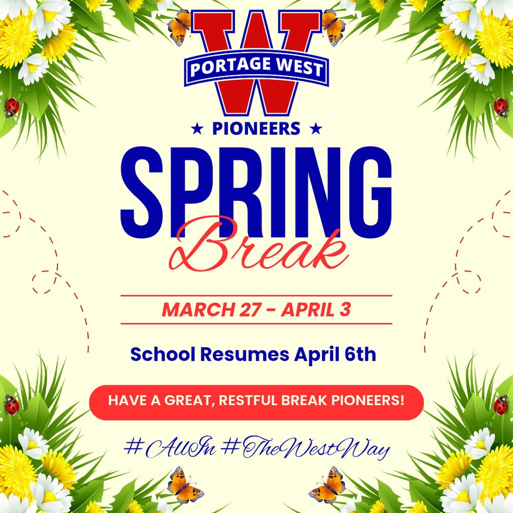 Portage West Middle School tweet media