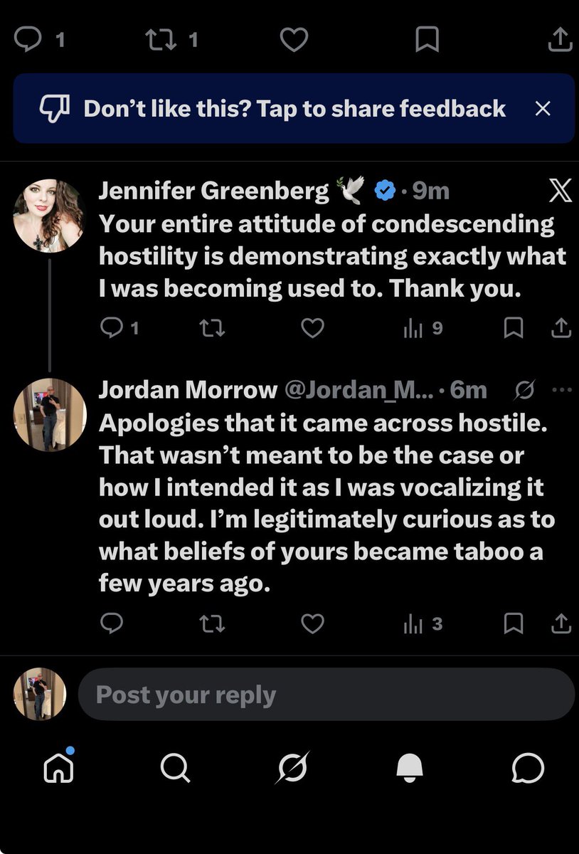 Let’s be clear on something, I never attacked this person or her beliefs. Even after she mentioned on how I made her felt, the apology was issued. There’s a lot I’ll let go but publicly dragging me after I recognized my errors and apologized ain’t one.