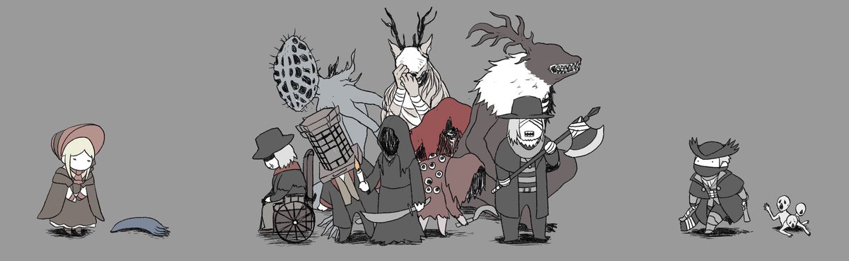 ブラボ11周年？！めでたい。
一周目は家が燃えてショックを受けたり介錯受けて夜が明けちゃったりと楽しい思い出がいっぱいです。