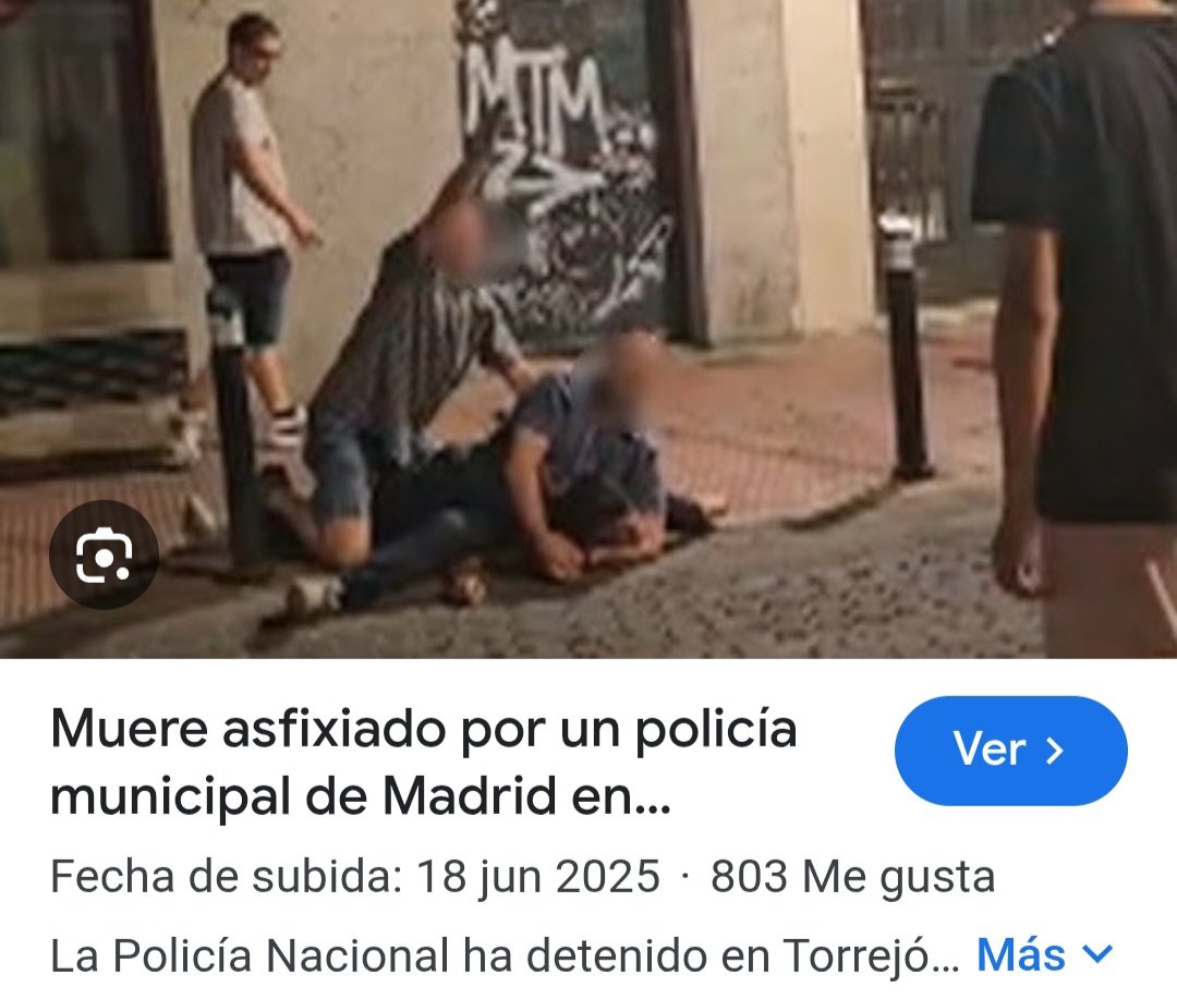 <a href="/franmartagui/">Fran Martín Aguirre</a> <a href="/Anhgi_/">αnhgi 🇪🇸 🇪🇸🫶🇪🇺🇪🇺</a> ¿Considera el delegado del gobierno en la Comunidad de Madrid, Francisco Martín Aguirre, que la acción policial ha sido proporcional en la detención de Serigne Mbayé y el periodista de <a href="/ElSaltoDiario/">El Salto</a> ?

Han practicado una técnica de estrangulación al periodista como en Torrejón.