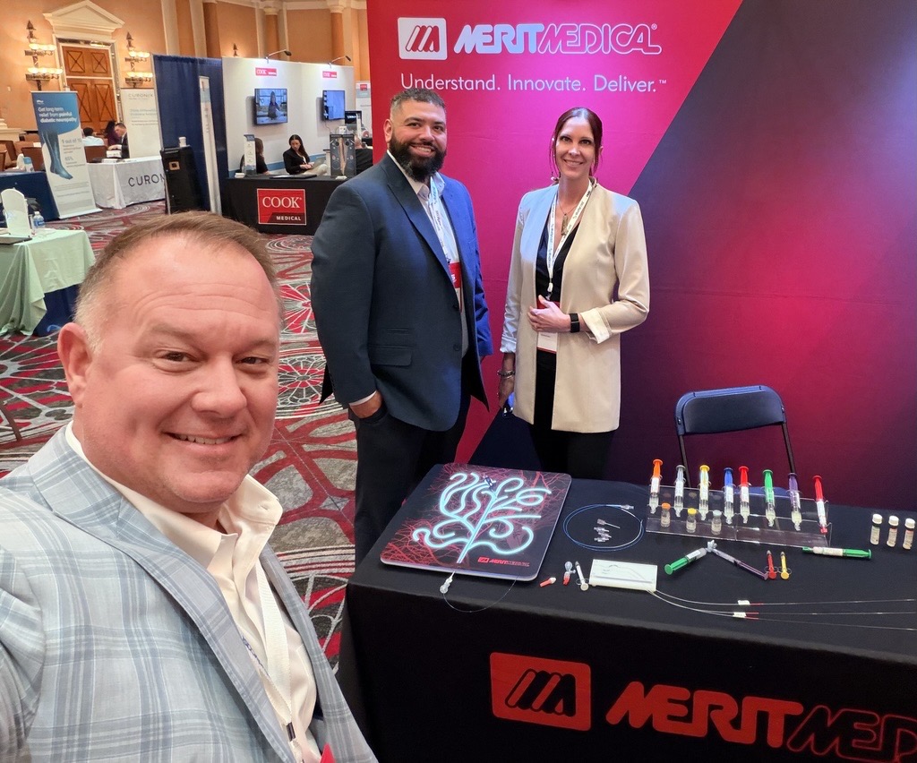 Merit_IR's tweet photo. Last week we attended the OEIS 13th Annual National Scientific Meeting in Las Vegas and had such a great time. It was great connecting with physicians and partners and sharing how we’re supporting interventional care.

#OEIS #MeritMedical https://t.co/EIS9OaYKgp