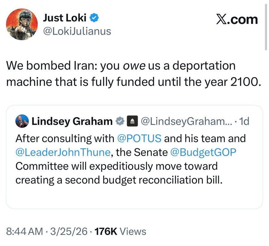 This feels a bit like cattle negotiating with a farmer but - I wouldn't be surprised at all if now the SAVE Act passed Congress with near-miraculous ease