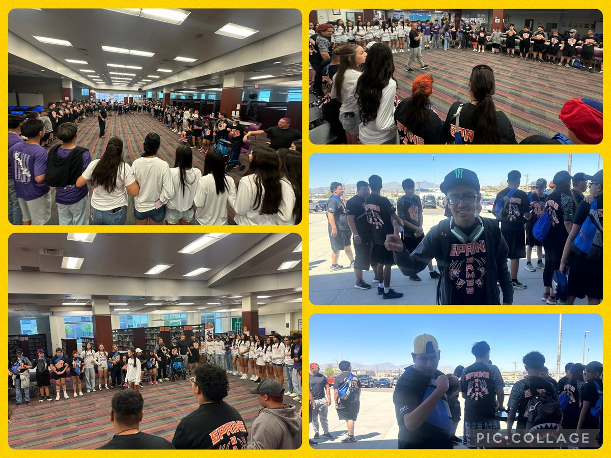 Desigo13's tweet photo. 🎉The Spring Games are off to an incredible start! 💜🧡Motivational speeches, nonstop cheers, and a drum-line sendoff powered our Special Olympics athletes into competition. So proud of our Olympians!  Let’s go! 🥁💪🏼🏅
@MorenoAremy 
@Eastlake_HS_ 
@bhenderson_EHS 
@CMartin_EHS https://t.co/uedbCoH42A